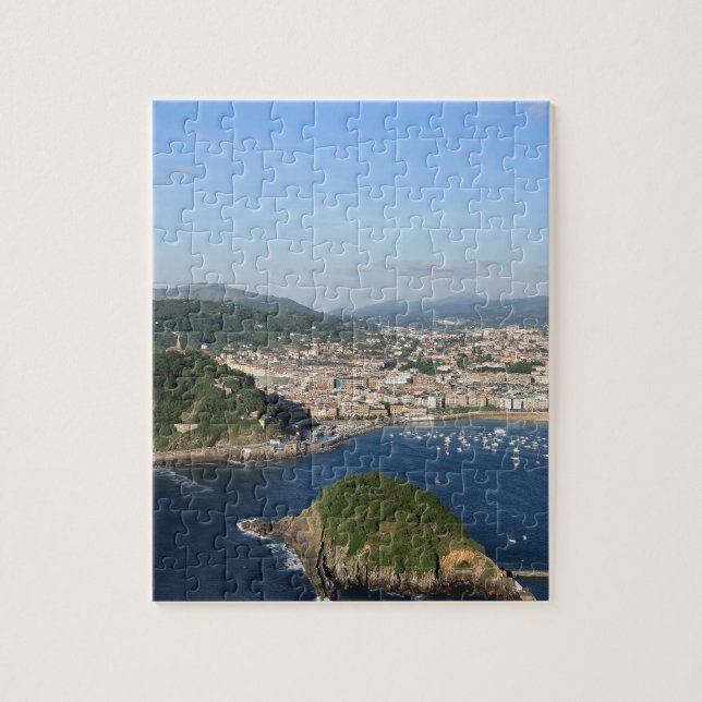 Landschaftliche Sicht auf San Sebastian Puzzle (Vertikal)