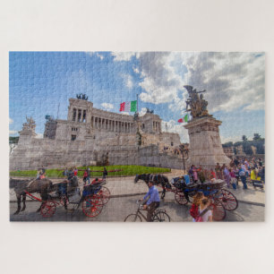 Landschaftliche Sicht auf Vittoriano, Rom, Italien Puzzle