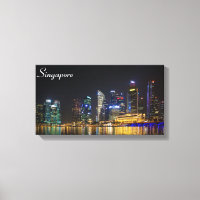 Landschaftliche Singapur Skyline