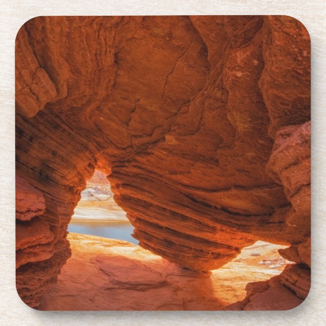 Landschaftliche Steinhöhle Untersetzer (Vorderseite)