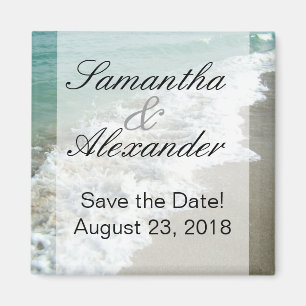 Landschaftliche Strand-Hochzeit in Urlaubsort Save Magnet