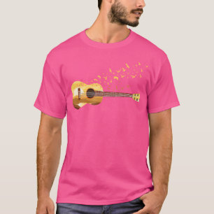 Landschaftliche Uke Guitar - Ukulele Lover Guitar T-Shirt