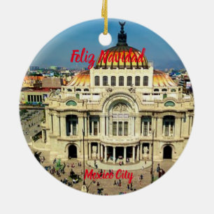 Landschaftliche Verzierung Mexiko City Keramik Ornament