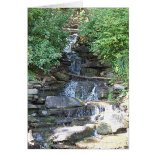 Landschaftliche Wasserfallkarte