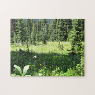 Landschaftliche Wiese Puzzle