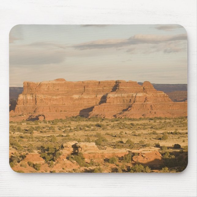 Landschaftliche Winterwüstenlandschaft auf dem Weg Mousepad (Vorne)