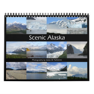 Landschaftlicher Alaska Wall Kalender von J.W. Vat