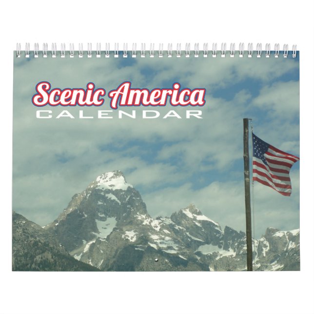 Landschaftlicher Amerika-Kalender Kalender (Titelbild)