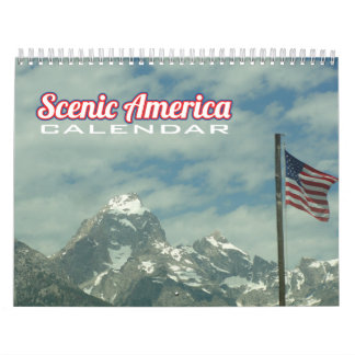 Landschaftlicher Amerika-Kalender Kalender