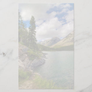 Landschaftlicher Bergsee Briefpapier