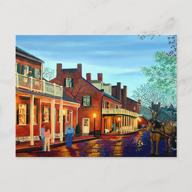 Landschaftlicher Bezirk St. Charles Historic II Postkarte (Vorderseite)