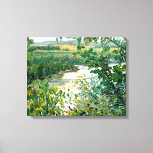 Landschaftlicher Blick auf den Fluss Mississippi V Leinwanddruck