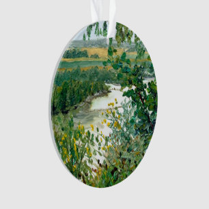 Landschaftlicher Blick auf den Fluss Mississippi V Ornament