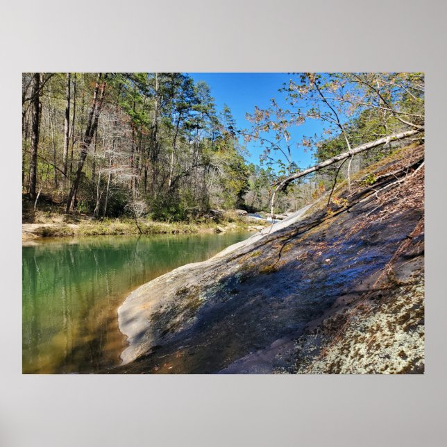 Landschaftlicher Chattooga River Bend Poster (Vorne)