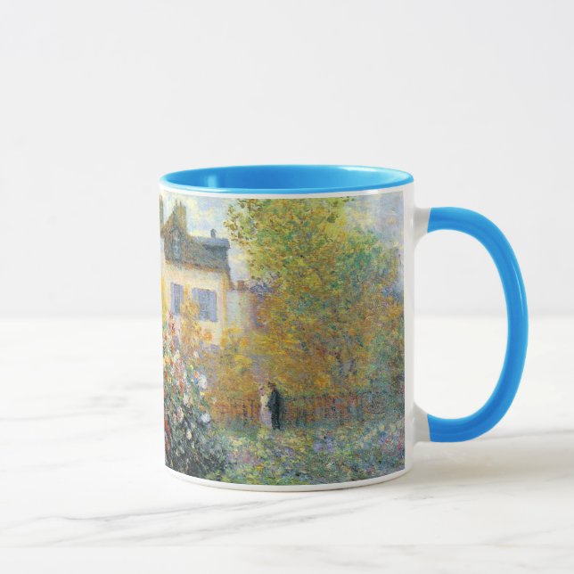Landschaftlicher Garten Monet in Argenteuil Tasse (Rechts)