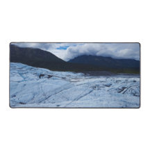 Landschaftlicher Glacier Blue Desk Mat