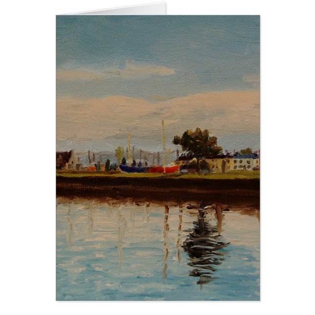 Landschaftlicher Hafen in Galway City Irland (Vorne)