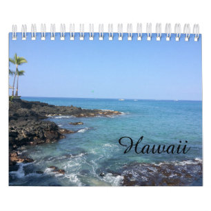 Landschaftlicher Hawaii-Kalender Kalender