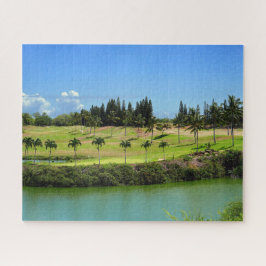 Landschaftlicher Hawaiianischer Golfplatz Jigsaw P Puzzle