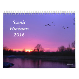 Landschaftlicher Horizont-Kalender, 2016 Kalender