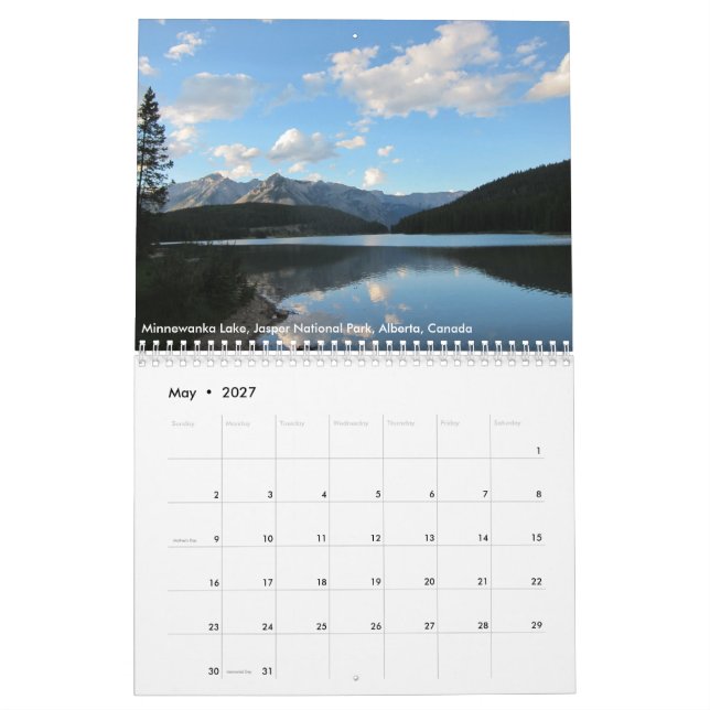 Landschaftlicher Kalender (Mai 2027)