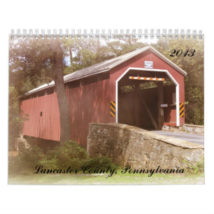 Landschaftlicher Kalender Lancasters, Pennsylvania