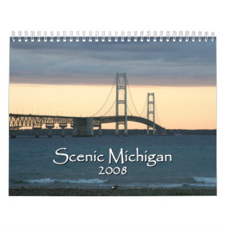 Landschaftlicher Kalender Michigans 2008
