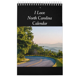 Landschaftlicher Kalender Nord-Carolina
