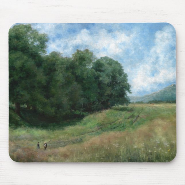 Landschaftlicher Landschaftspfad - Vintage Landsch Mousepad (Vorne)