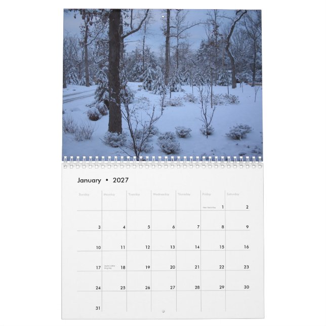Landschaftlicher Ozarks Calander 2012 Kalender (Jan 2027)