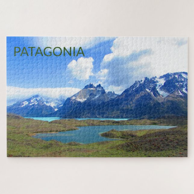 Landschaftlicher Patagonia-Chile Puzzle (Horizontal)