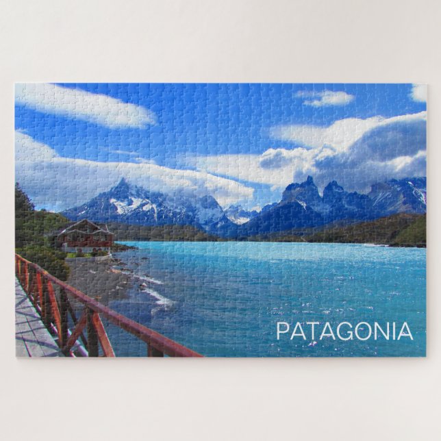 Landschaftlicher Patagonia-Chile Puzzle (Horizontal)