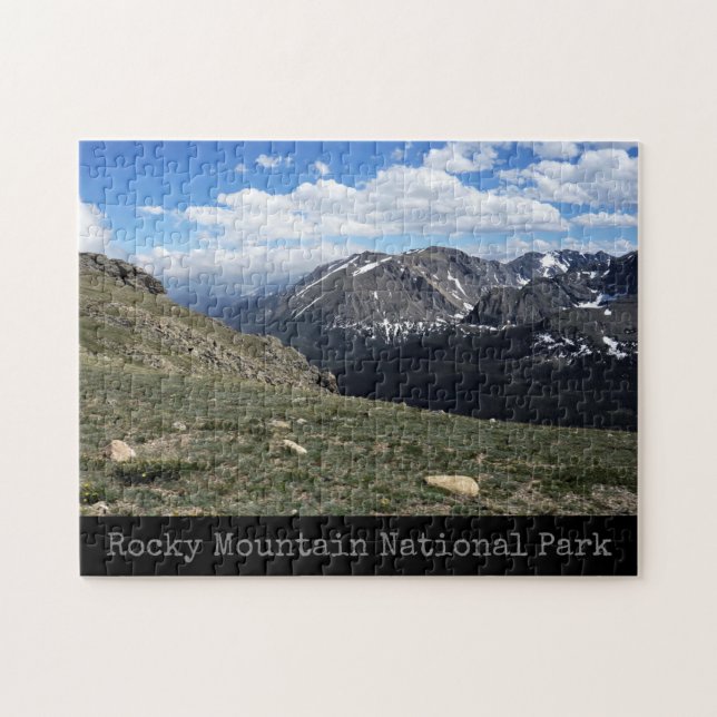 Landschaftlicher Rocky Mountain Nationalpark Puzzle (Horizontal)