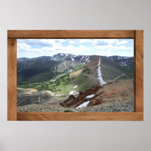 Landschaftlicher roter Cronkolorado-Poster Poster