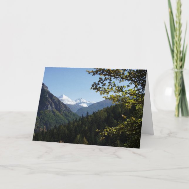 Landschaftlicher Schneeberg Karte (Vorderseite)
