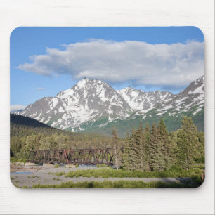 Landschaftlicher Seward Highway Chugach National F Mousepad