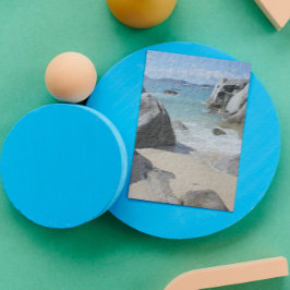 Landschaftlicher Strand in den Bädern der Jungfrau Puzzle