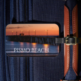 Landschaftlicher Strand von Pismo Gepäckanhänger