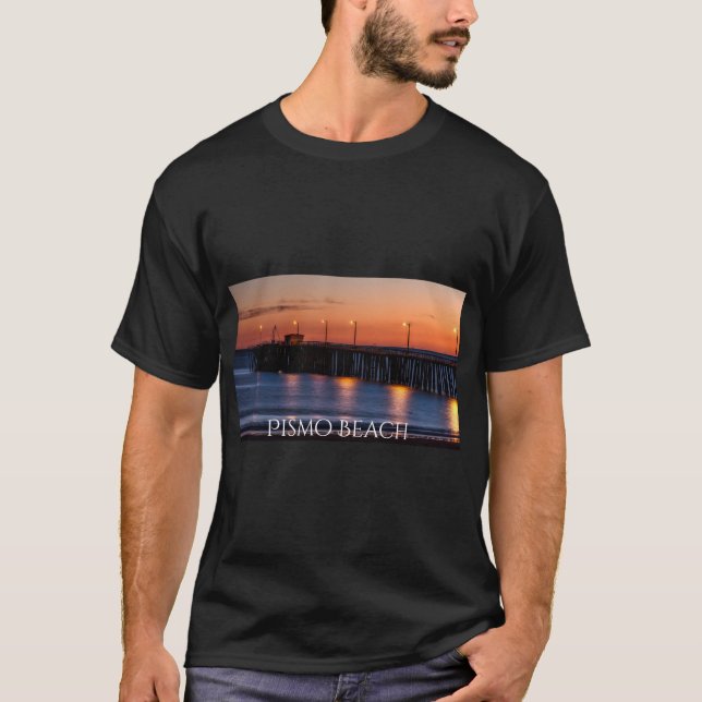 Landschaftlicher Strand von Pismo T-Shirt (Vorderseite)