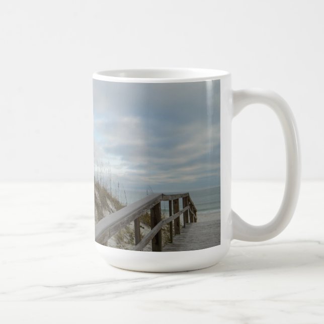 Landschaftlicher Strandpromenade bis Tasse (Rechts)