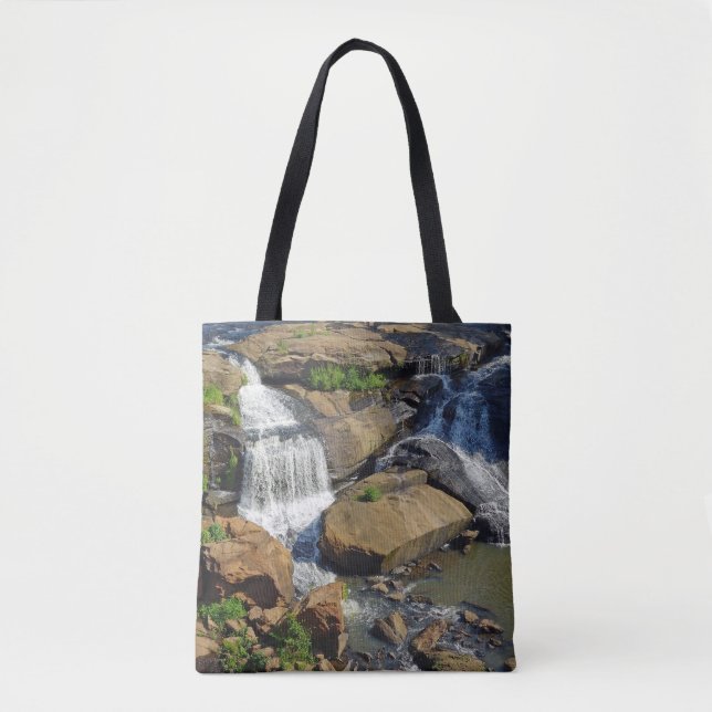 Landschaftlicher Wasserfall (Vorderseite)