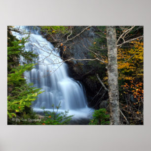 Landschaftlicher Wasserfall-Druck Poster