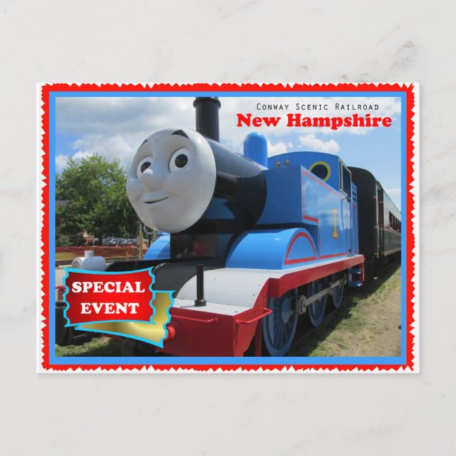 Landschaftliches Bahnereignis auf der Autobahn Postkarte (Vorderseite)