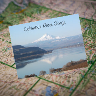 Landschaftliches Columbia River Gorge Travel Foto Postkarte