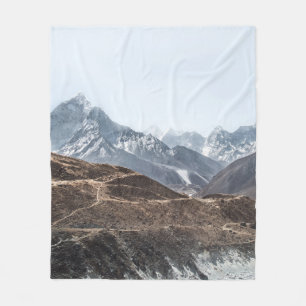 LANDSCHAFTLICHES FOTO VON BERGEN UNTER WEISSEN STR FLEECEDECKE