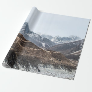 LANDSCHAFTLICHES FOTO VON BERGEN UNTER WEISSEN STR GESCHENKPAPIER