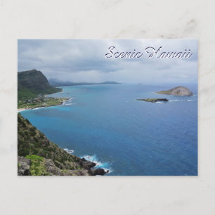 Landschaftliches Hawaii Makapuu Oahu Island Postkarte