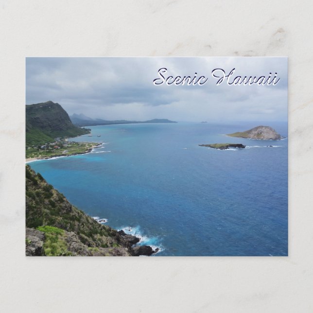 Landschaftliches Hawaii Makapuu Oahu Island Postkarte (Vorderseite)