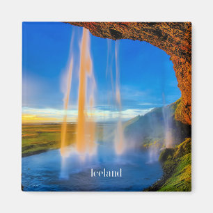 Landschaftliches Island, Skogafoss-FotoWa Magnet