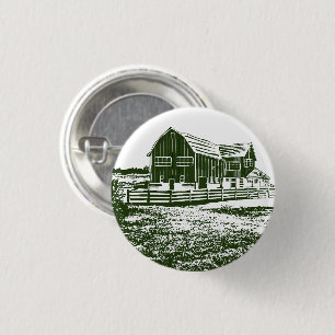 Landschaftliches Landschaftsbauernhaus im Landhaus Button
